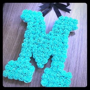 Tiffany Rose Wall Deco Letter